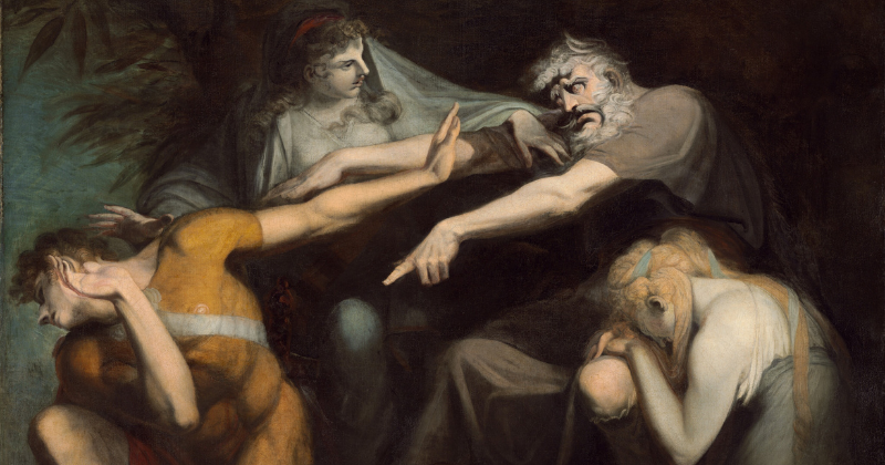 Article thumbnail of image depicting Oedipus Cursing His Son Polynices